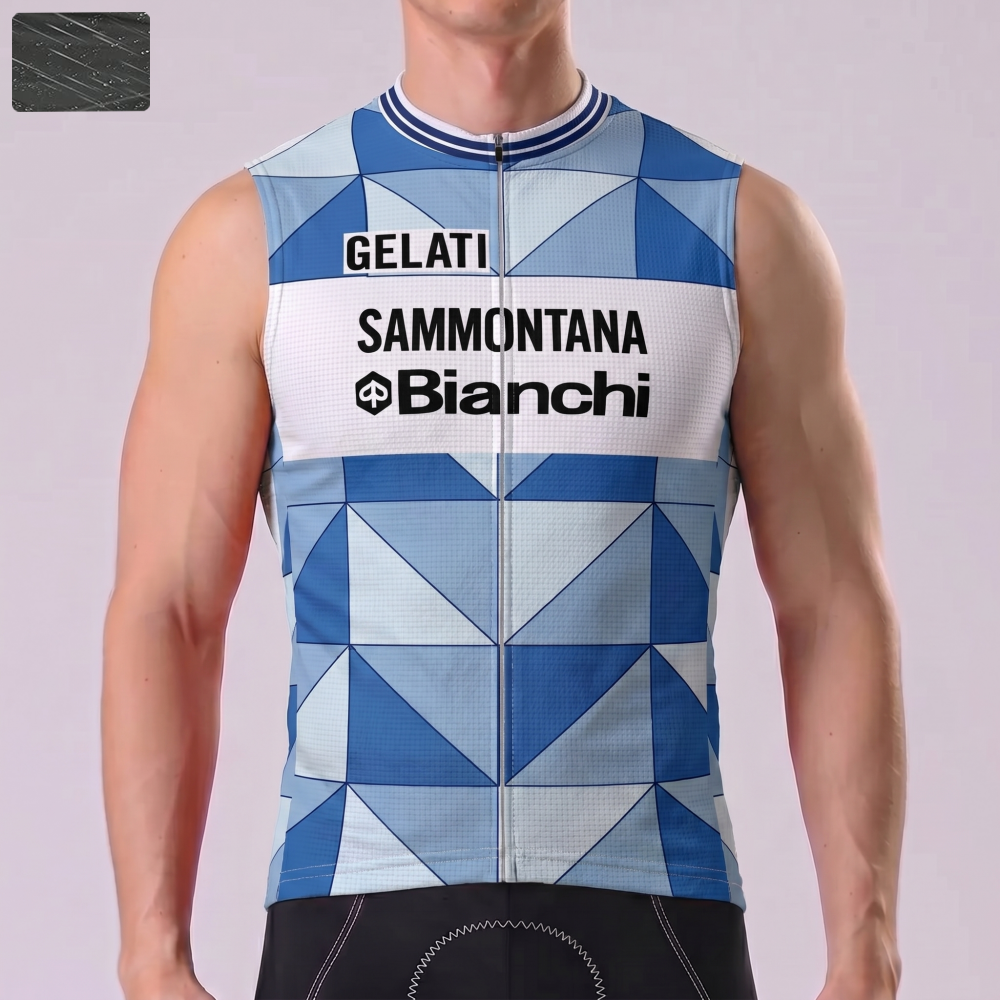 1986 Bianchi Windproof Sleeveless Cycling Jersey