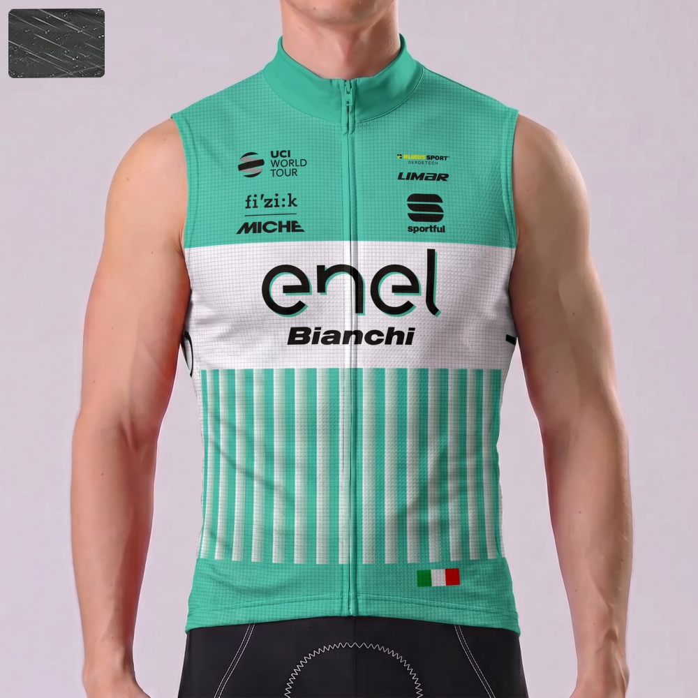 fi`zi:k Bianchi Windproof Sleeveless Cycling Jersey