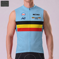 2018 Belgium Windproof Sleeveless Cycling Jersey