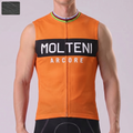 Orange MOLTENI Windproof Sleeveless Cycling Jersey