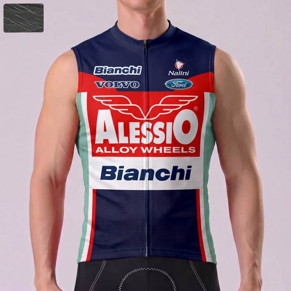 2004 Bianchi Windproof Sleeveless Cycling Jersey