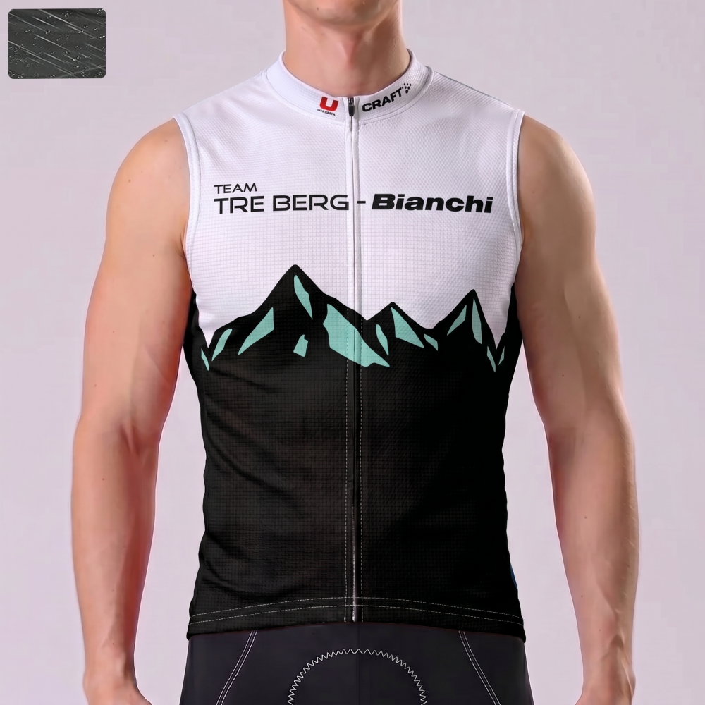 2016 Bianchi Windproof Sleeveless Cycling Jersey