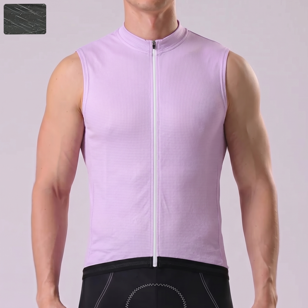 Macaron purple Windproof Sleeveless