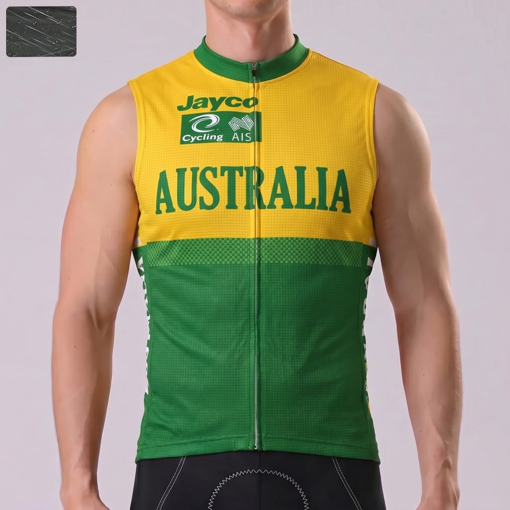 Jayco Australia Windproof Sleeveless Cycling Jersey