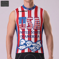 UNITED STATE OF AMERICA Windproof Sleeveless Cycling Jersey