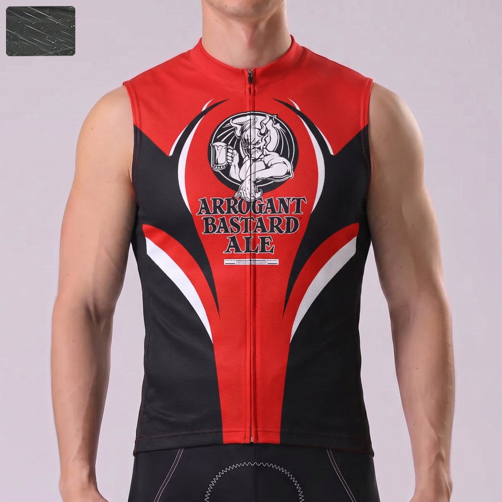 ARROGANT BASTARD Windproof Sleeveless Cycling Jersey