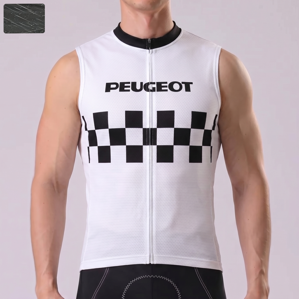 1986 PEUGEOT Windproof Sleeveless Cycling Jersey