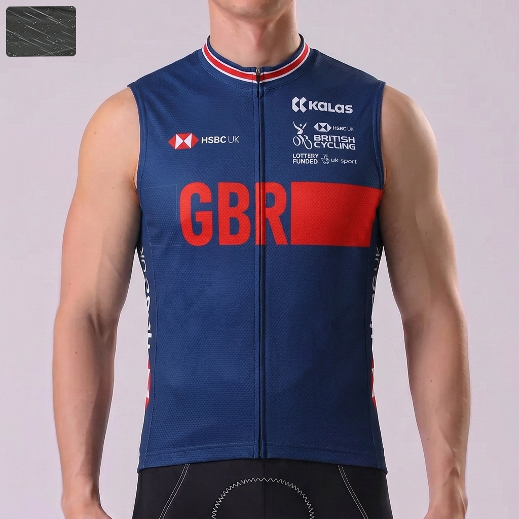 United Kingdom Windproof Sleeveless Cycling Jersey