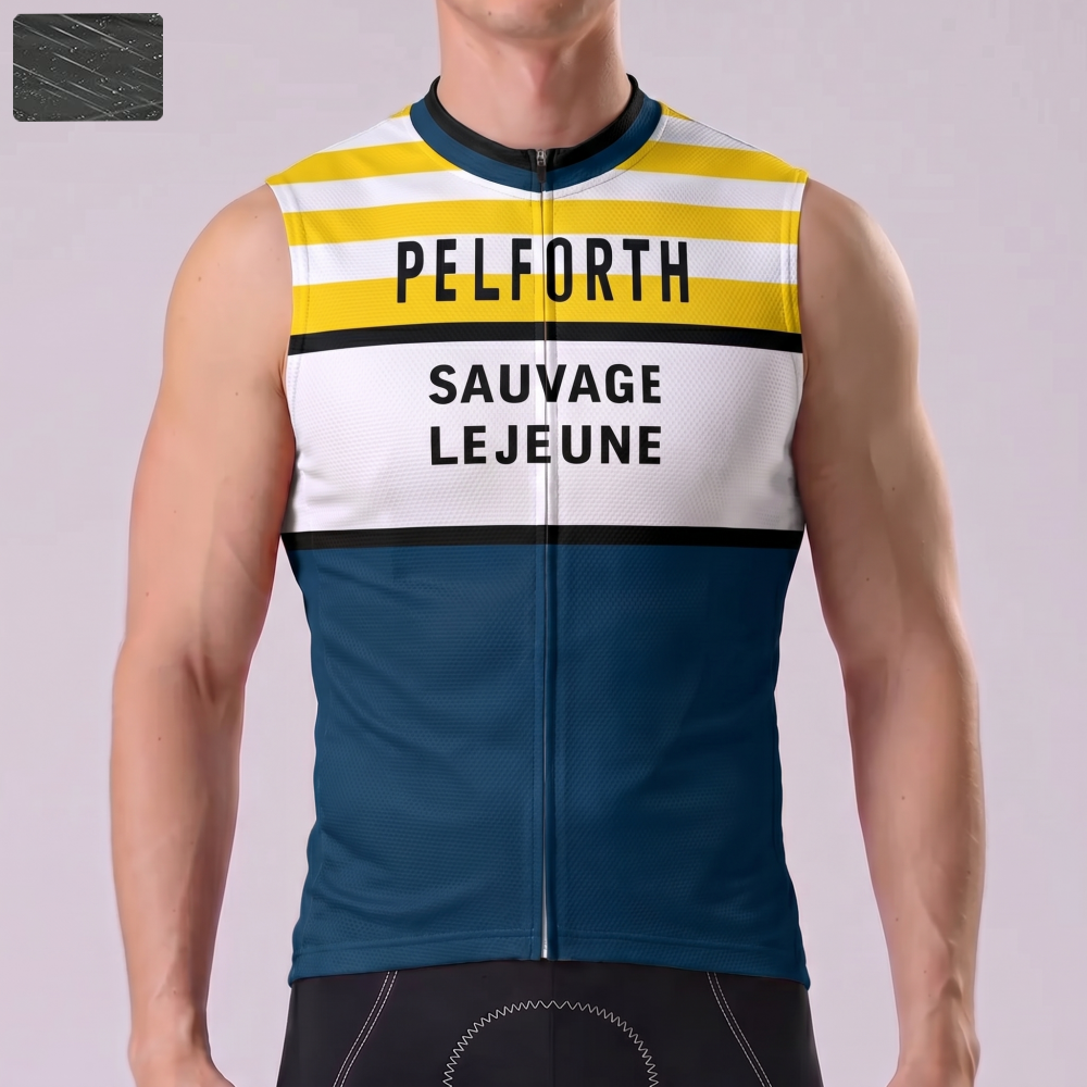 PELFORTH Windproof Sleeveless Cycling Jersey