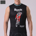 Rider Bianchi Windproof Sleeveless Cycling Jersey