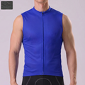 Dark Blue Windproof Sleeveless Cycling Jersey