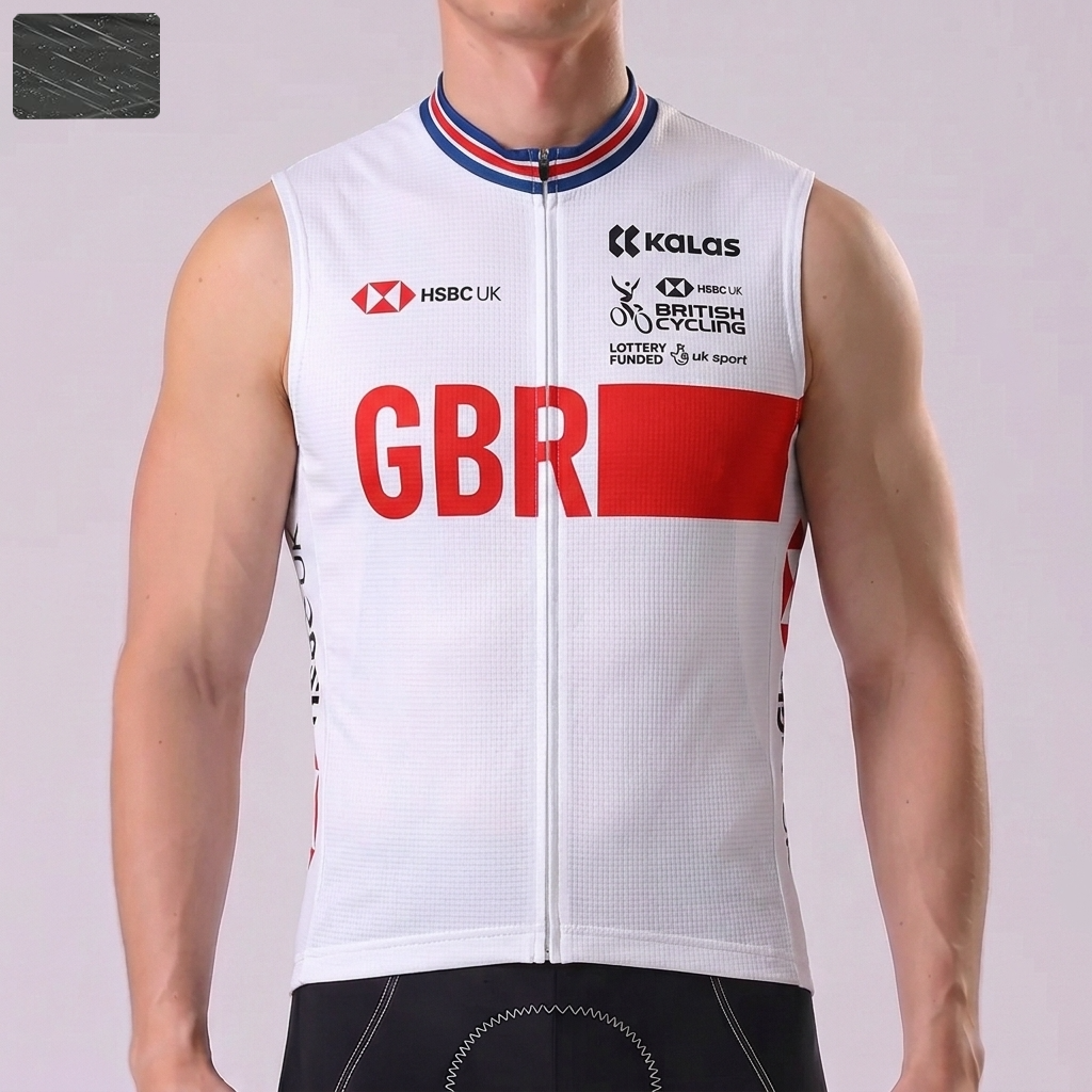 2022 United Kingdom Windproof Sleeveless Cycling Jersey