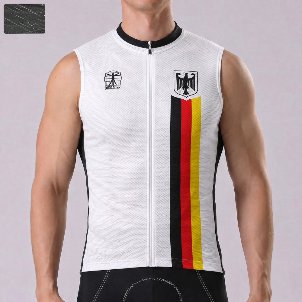 2022 Germany Windproof Sleeveless Cycling Jersey