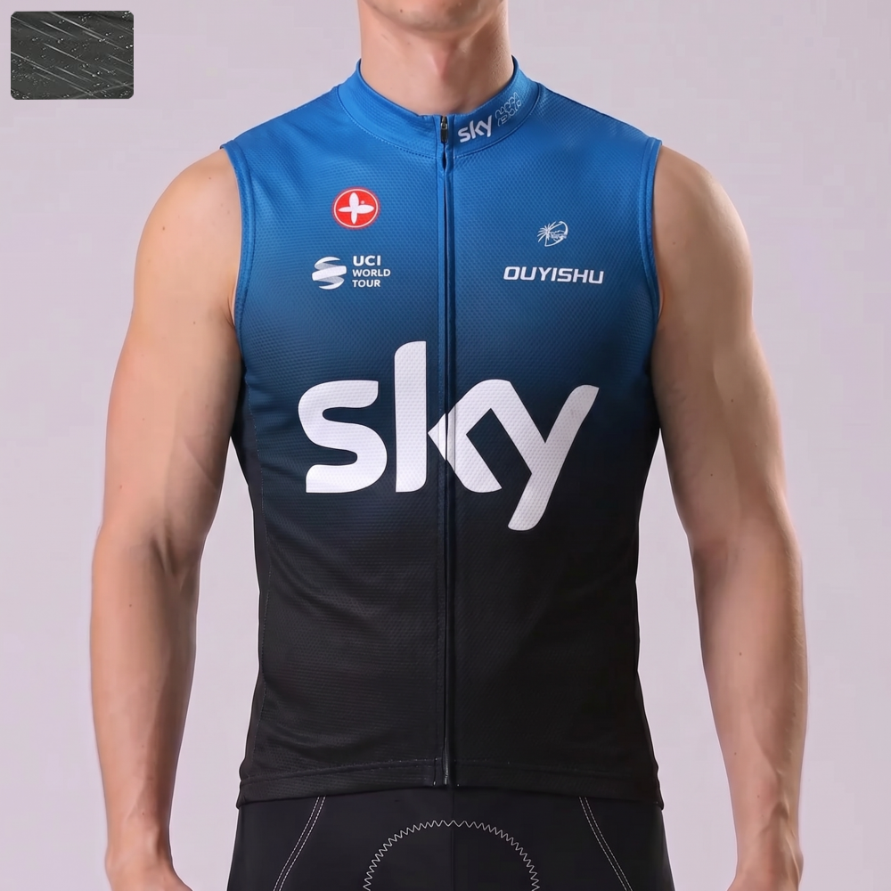 2018 SKY Windproof Sleeveless Cycling Jersey