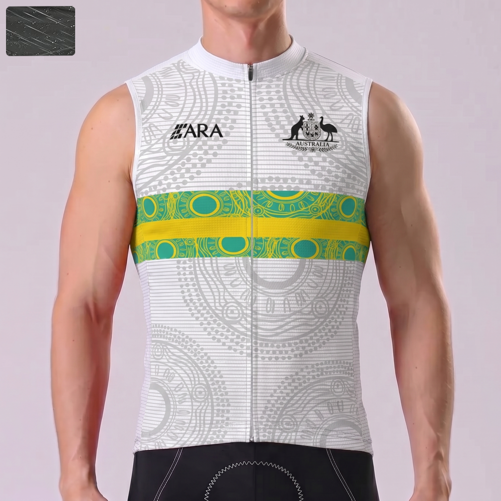 2024 Australia Windproof Sleeveless Cycling Jersey