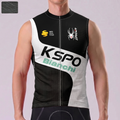 KSPO Bianchi Windproof Sleeveless Cycling Jersey