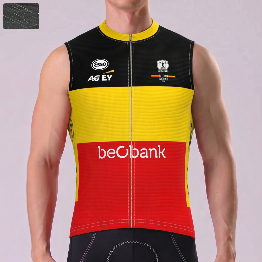Belgium Tomgtr7 Windproof Sleeveless Cycling Jersey