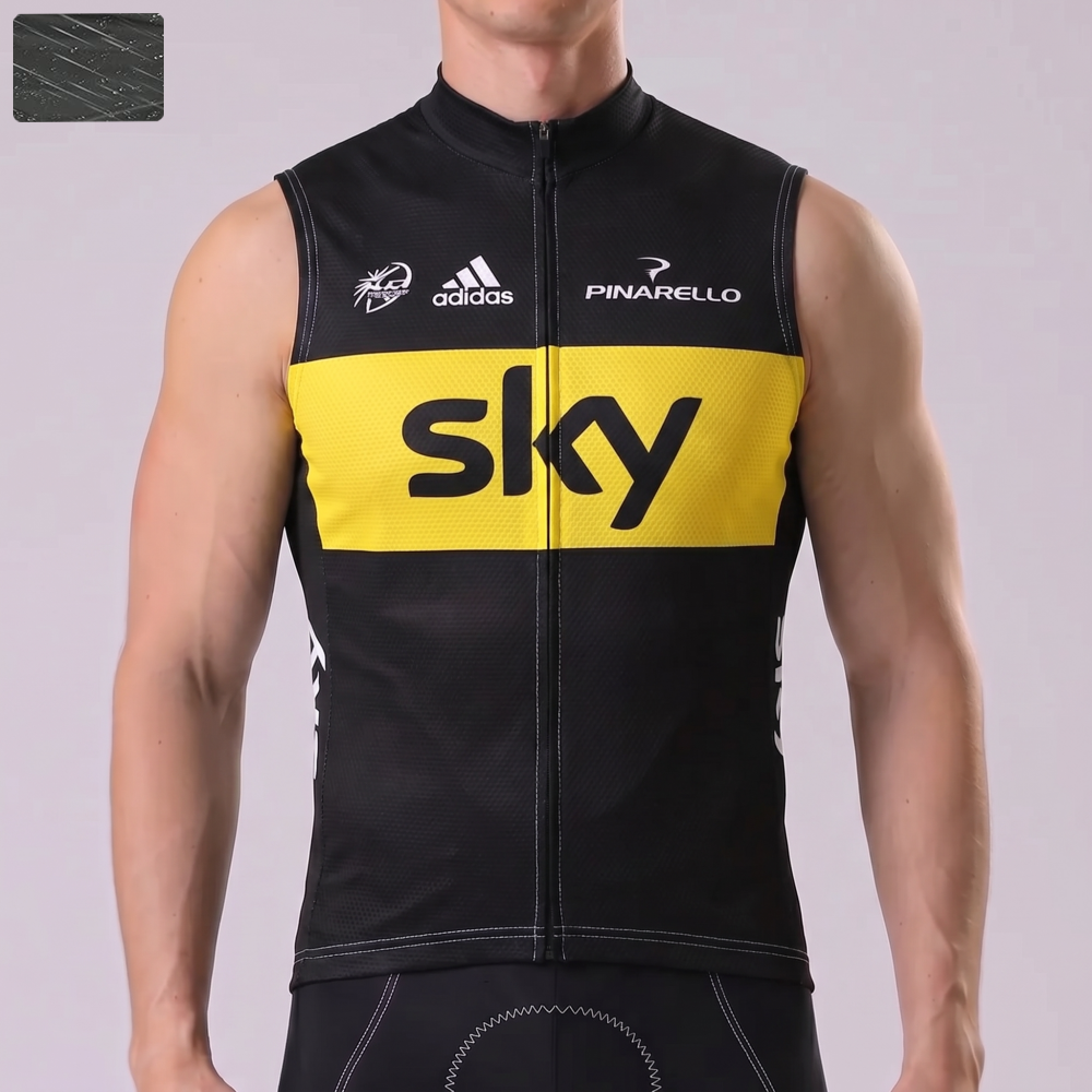 2012 Sky Windproof Sleeveless Cycling Jersey