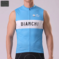 UCI BOOS Bianchi Windproof Sleeveless Cycling Jersey