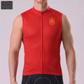 Spain Windproof Sleeveless Cycling Jersey