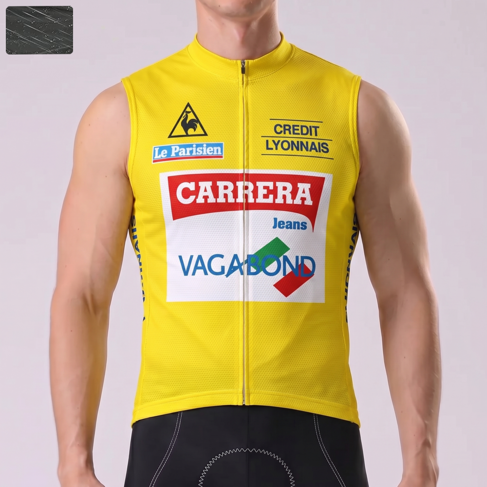 1987 Carrera Windproof Sleeveless Cycling Jersey