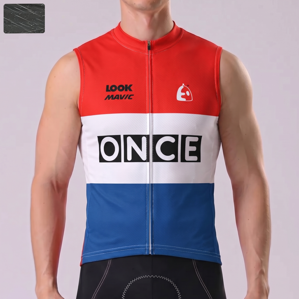 1994 ONCE Windproof Sleeveless Cycling Jersey
