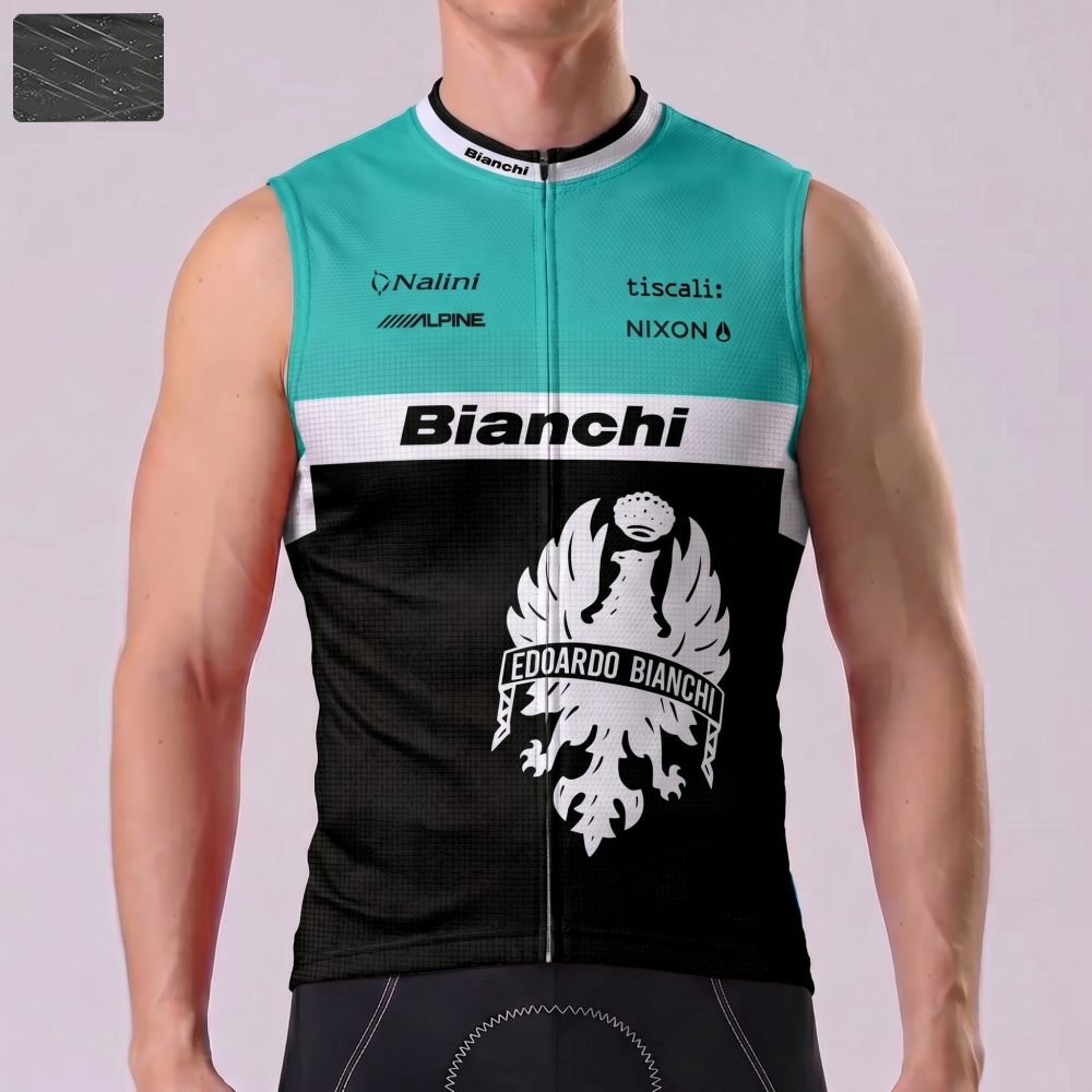 Nalini Bianchi Windproof Sleeveless Cycling Jersey