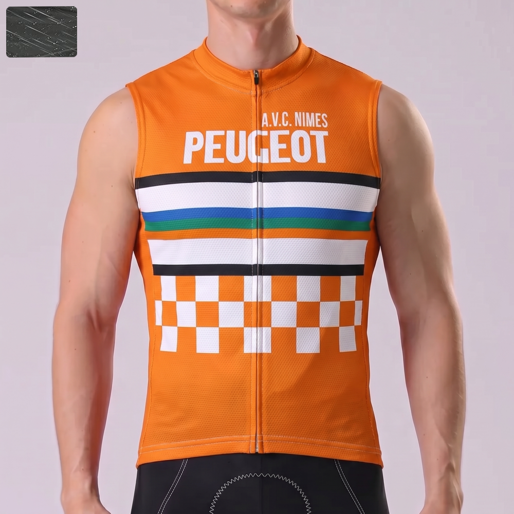 1983 Peugeot Windproof Sleeveless Cycling Jersey