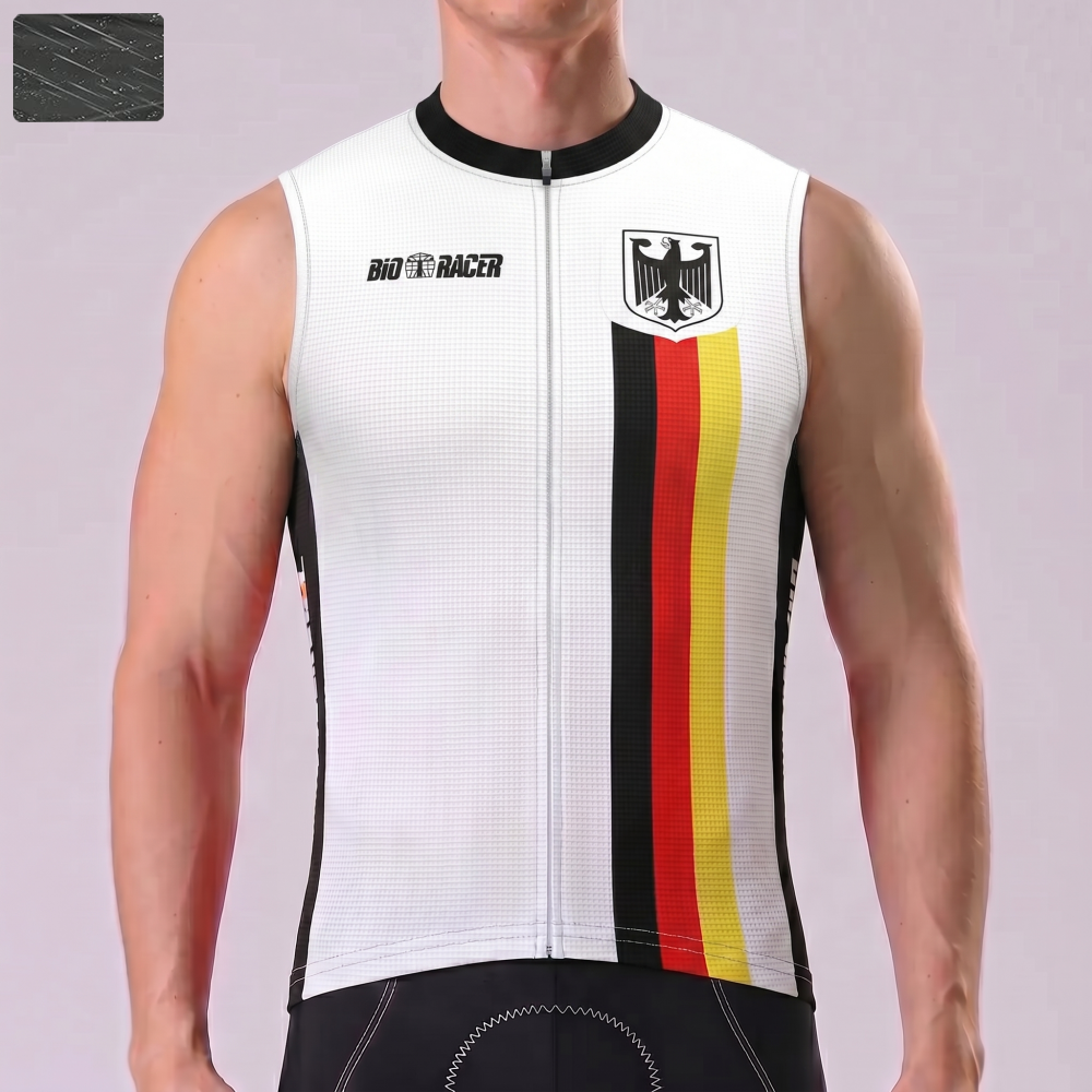 2016 Germany Windproof Sleeveless Cycling Jersey