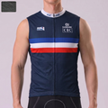 2022 France Windproof Sleeveless Cycling Jersey