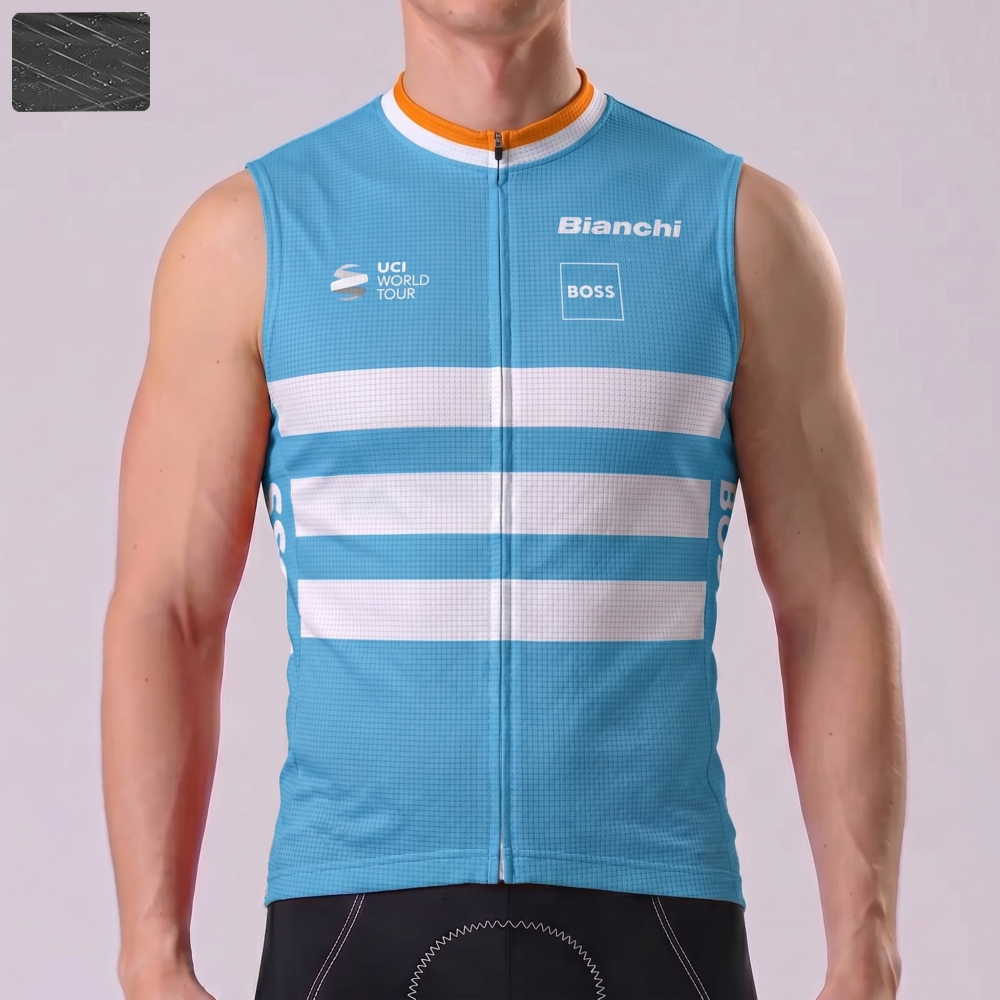 BOSS Bianchi Windproof Sleeveless Cycling Jersey