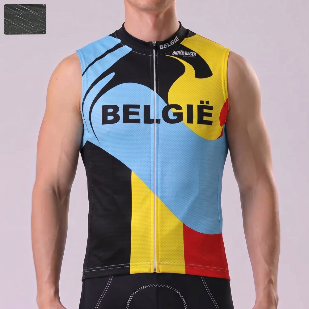 Belgium Windproof Sleeveless Cycling Jersey