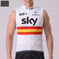 2016 Sky Rapha Windproof Sleeveless Cycling Jersey