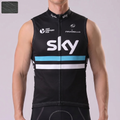 2016 Sky Windproof Sleeveless Cycling Jersey