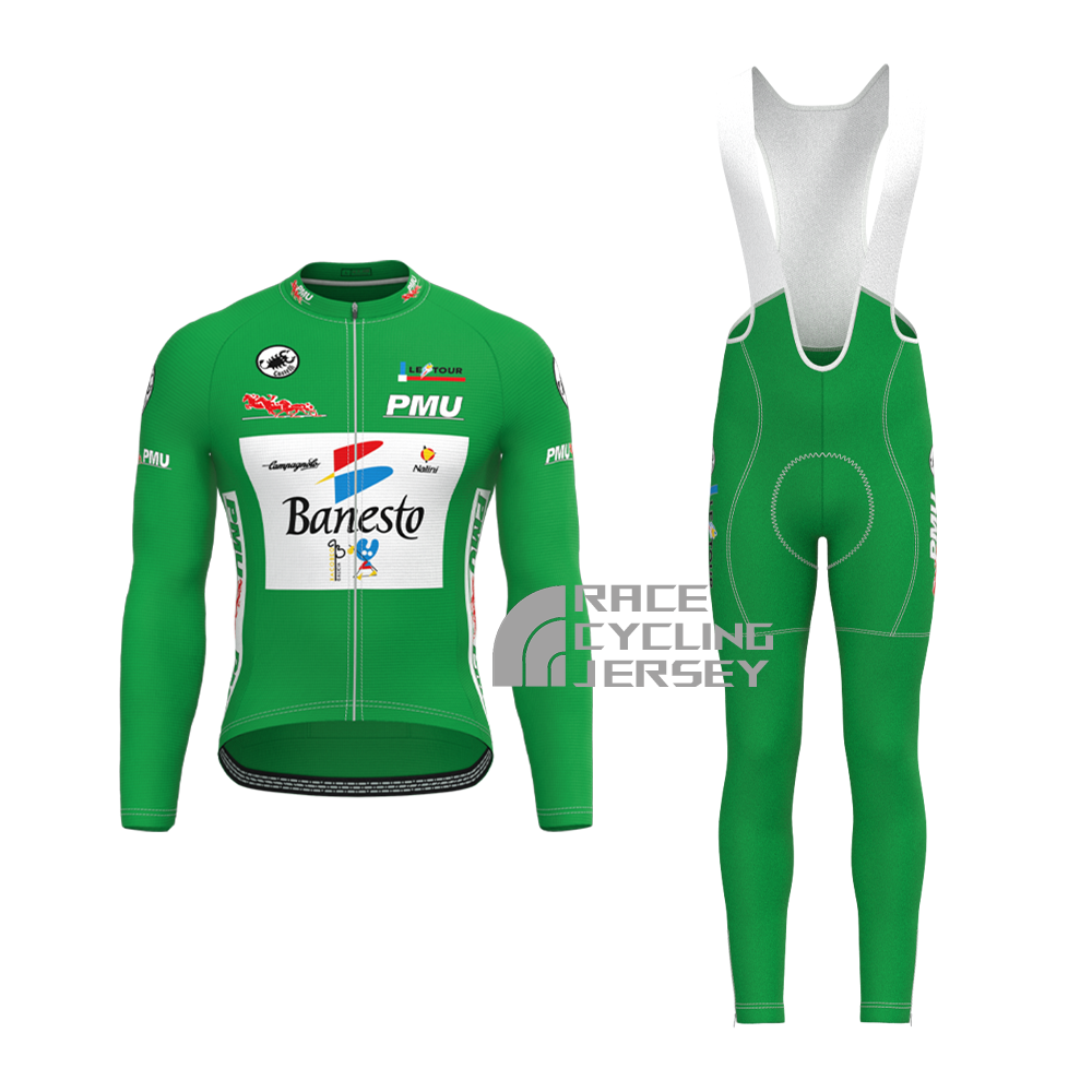 2000 Banesto Long Sleeves Cycling Kits