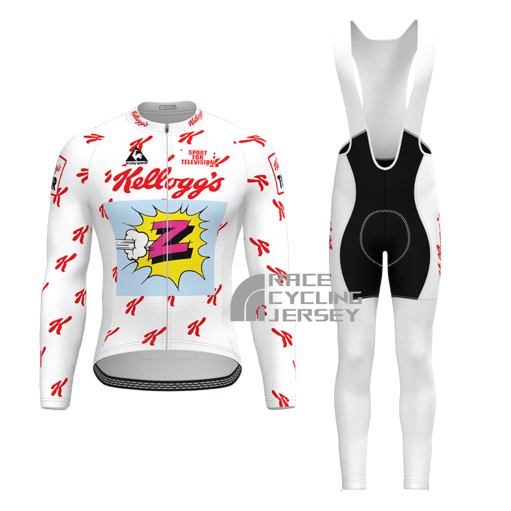 1990 Kellogg's Long Sleeves Cycling Kits