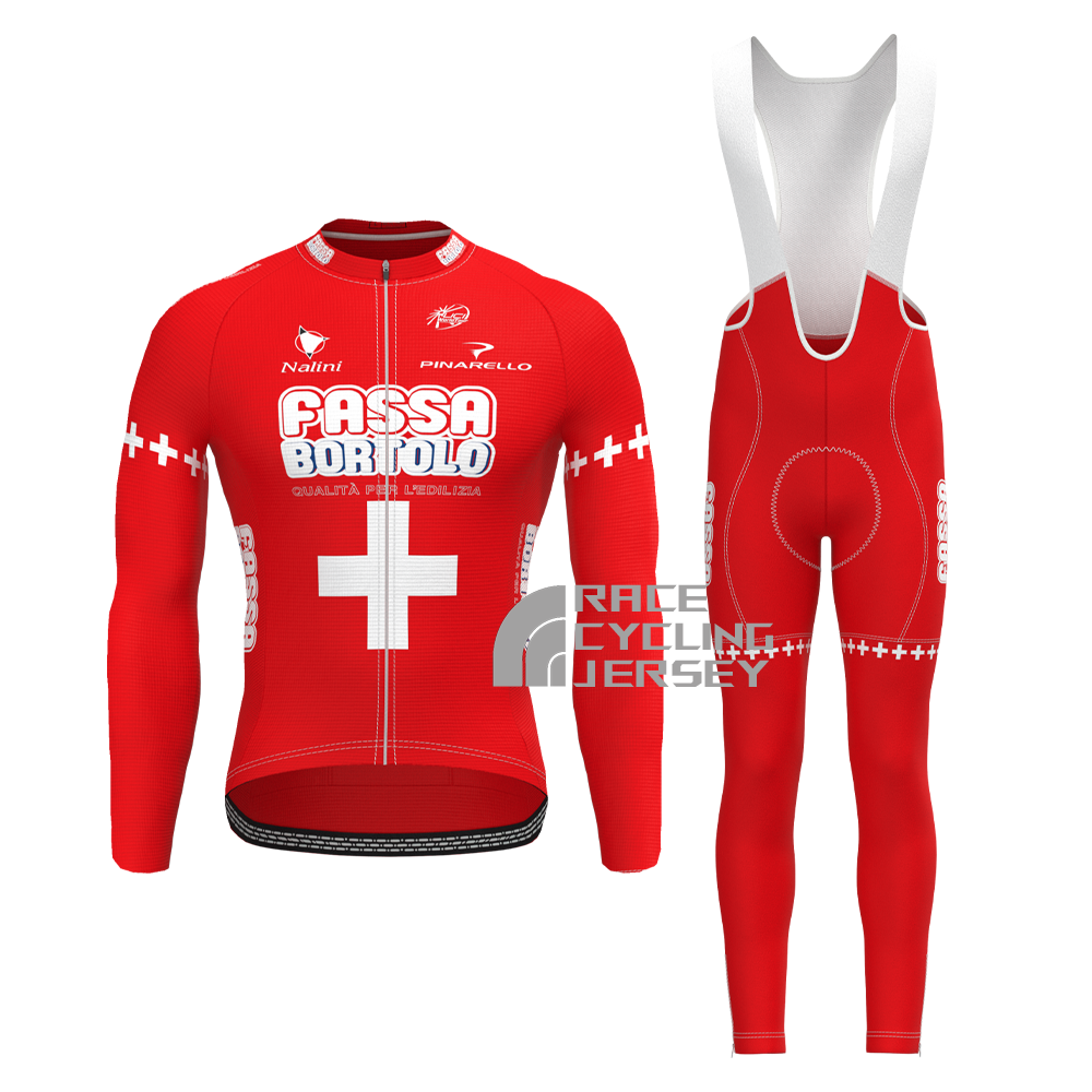 2000 Fassa Long Sleeves Cycling Kits