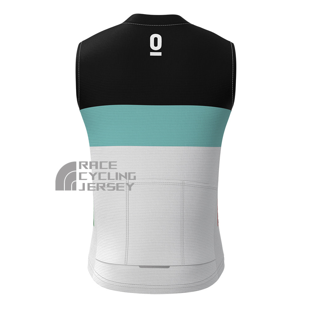 Leopard Bianchi Fleece Sleeveless Cycling Jersey