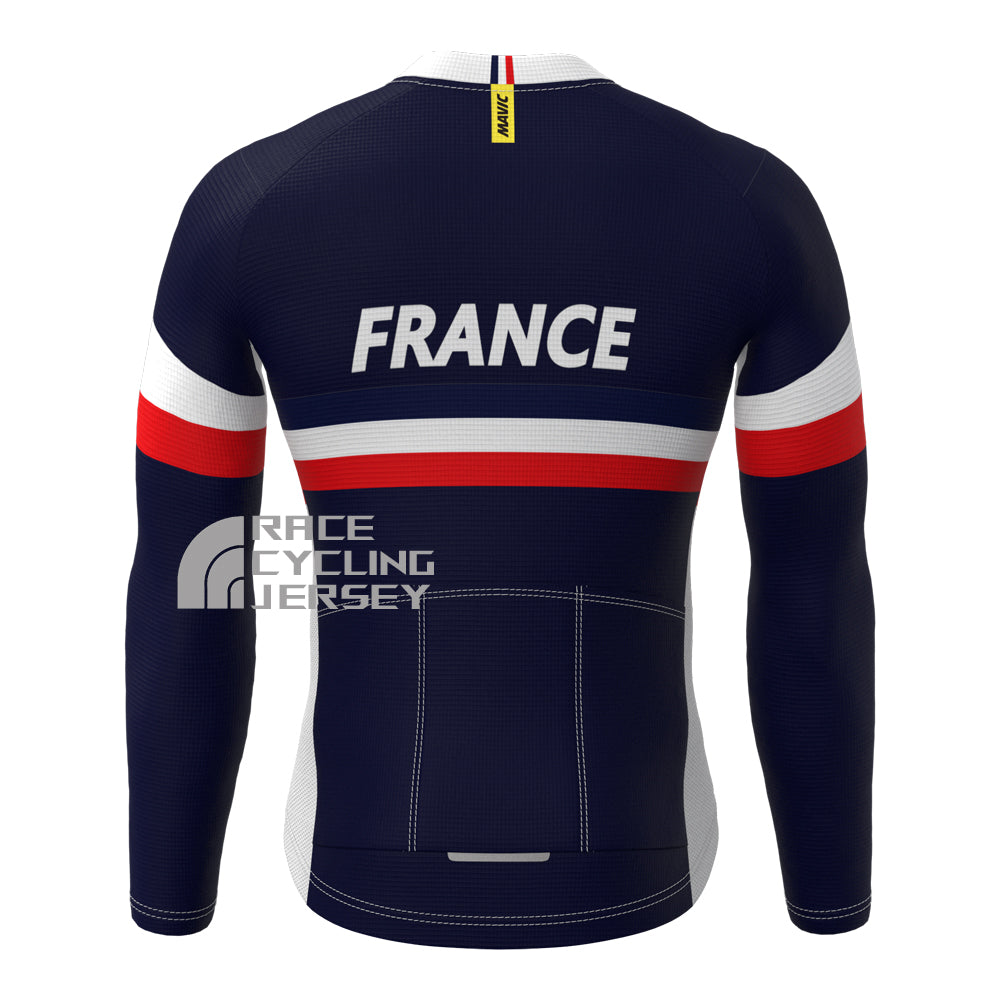 France LOOK Fleece Long Cycling Jersey