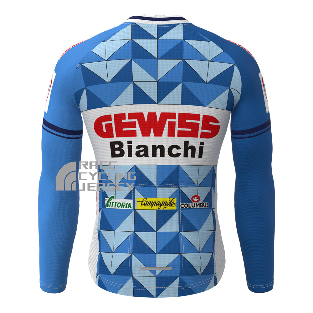 1988 Bianchi Fleece Long Cycling Jersey