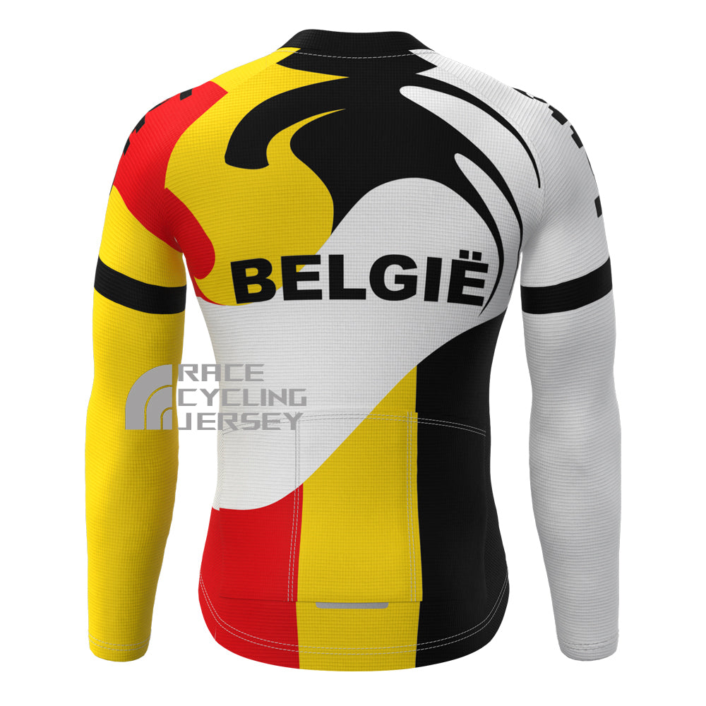 Belgium Froomeyy Fleece Long Cycling Jersey