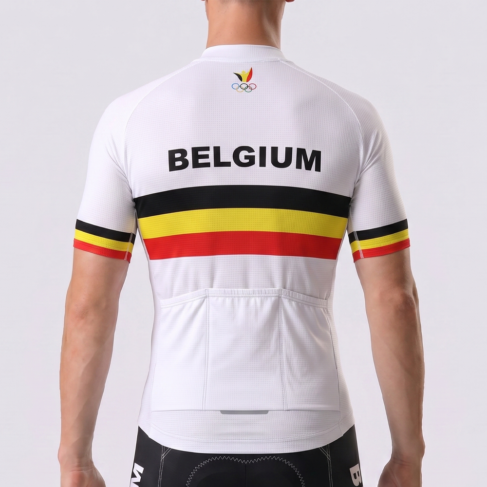 Belgium Galou Short Sleeves Cycling Jersey