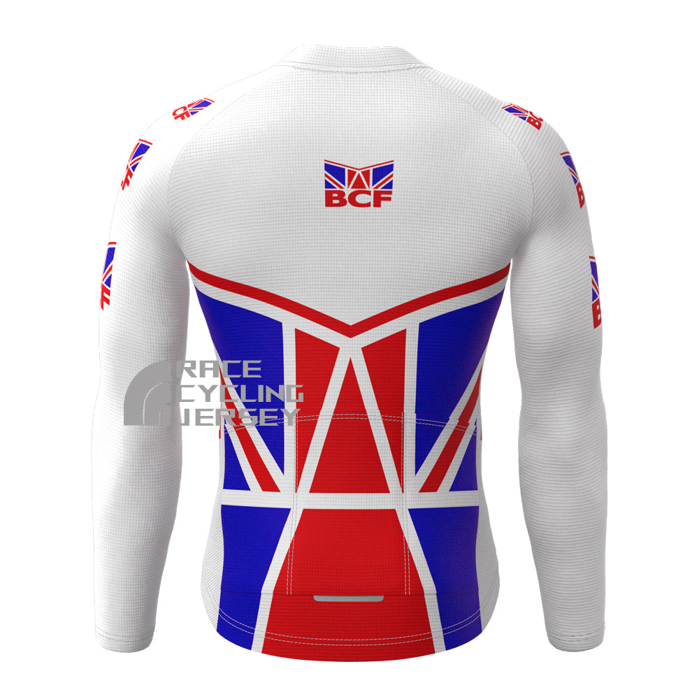 1994 United Kingdom Fleece Long Cycling Jersey