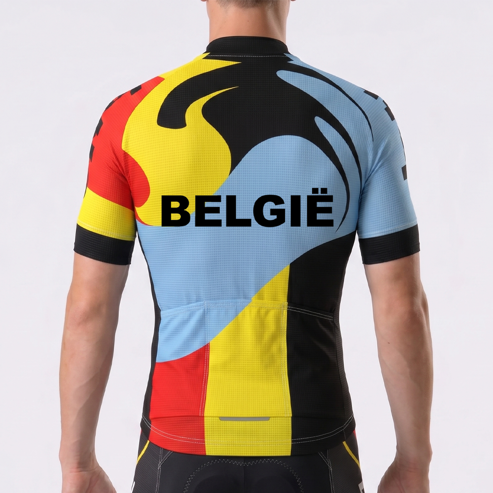 Belgium Short Sleeves Cycling Jersey