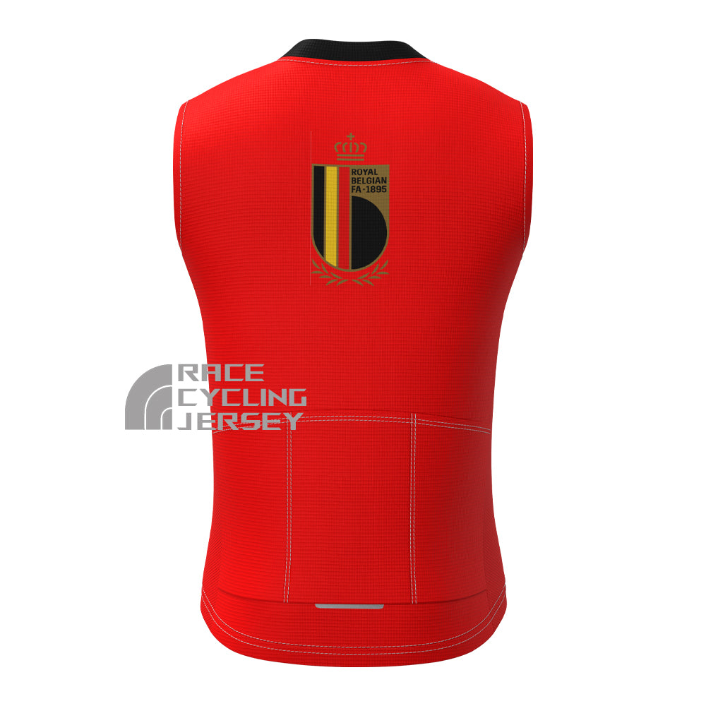 Belgium leon Fleece Sleeveless Cycling Jersey