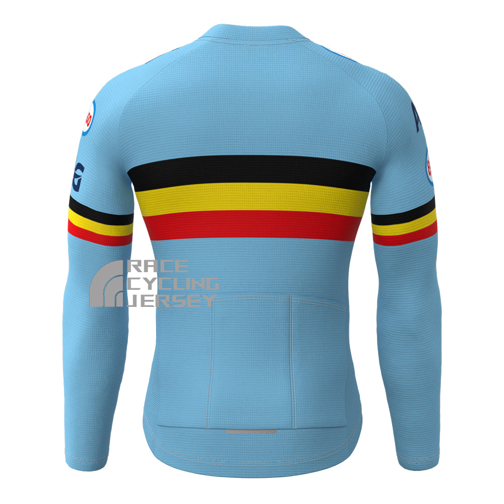 2018 Belgium Fleece Long Cycling Jersey