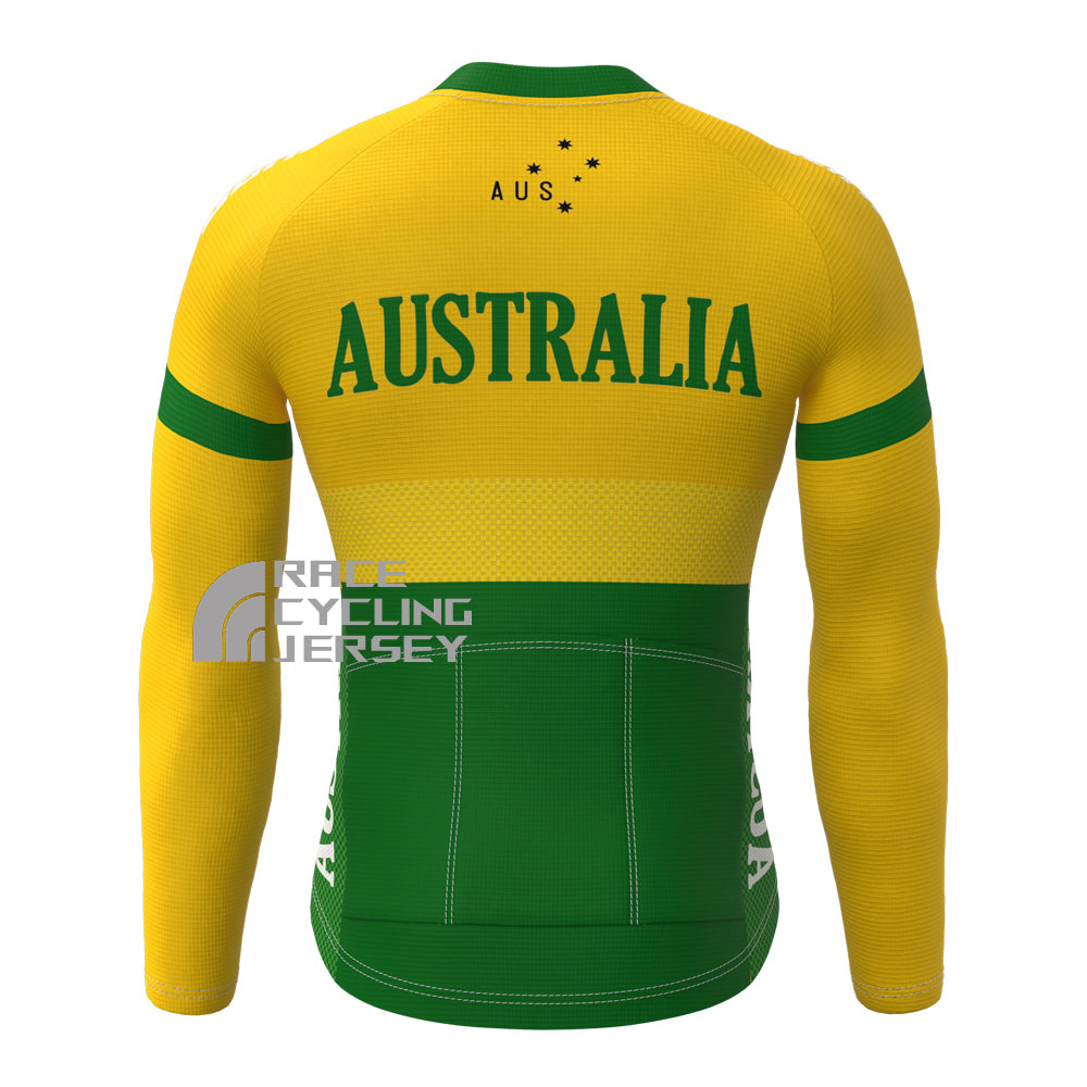 Jayco Australia Fleece Long Cycling Jersey