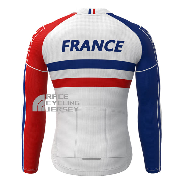 France CIC Fleece Long Sleeves Cycling Kits