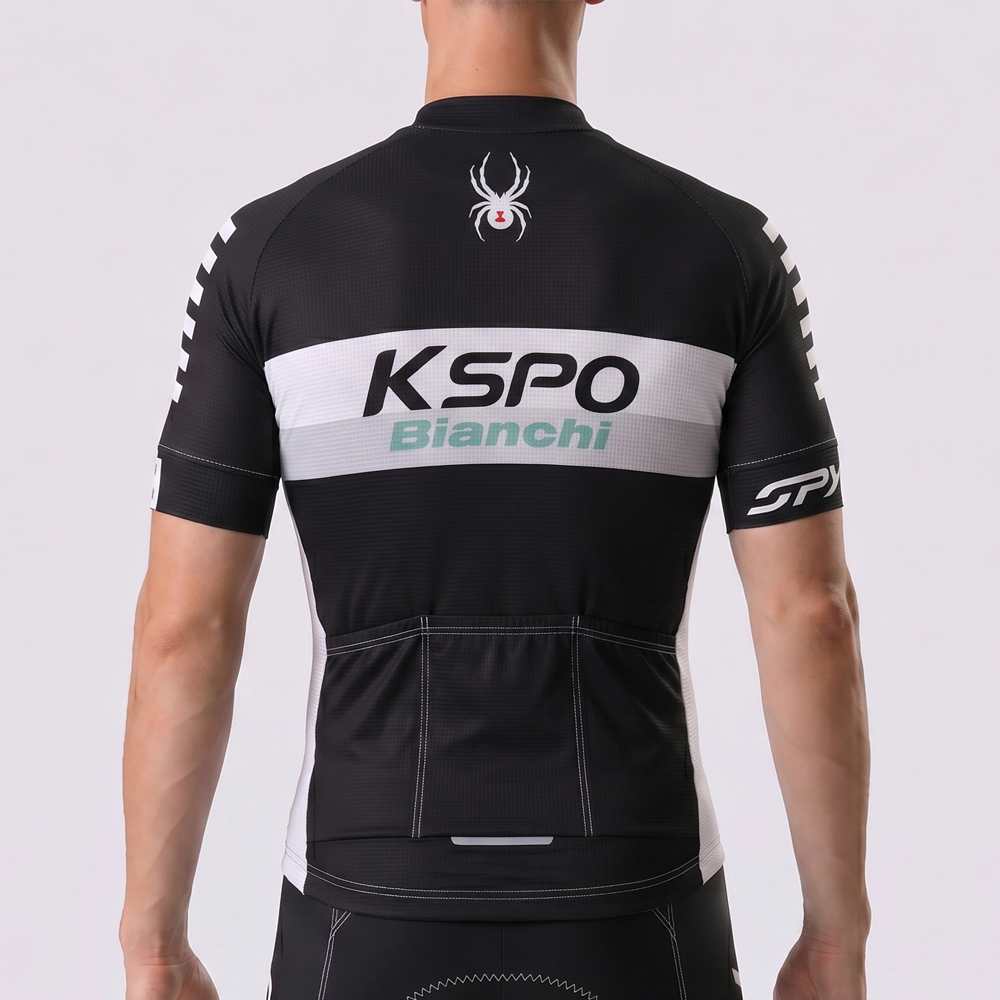 KSPO Bianchi Short Sleeves Cycling Jersey
