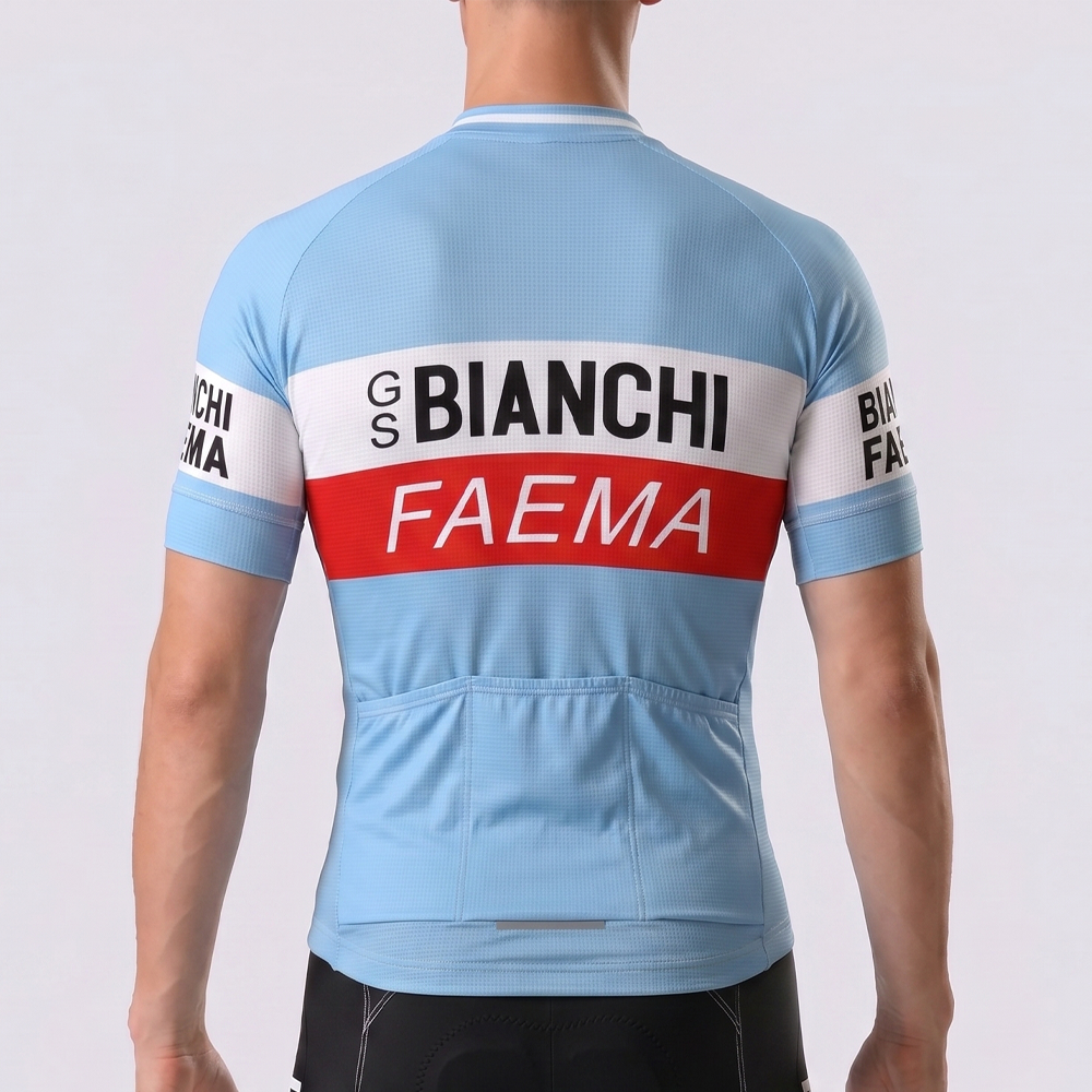 Bianchi FAEMA Short Sleeves Cycling Jersey